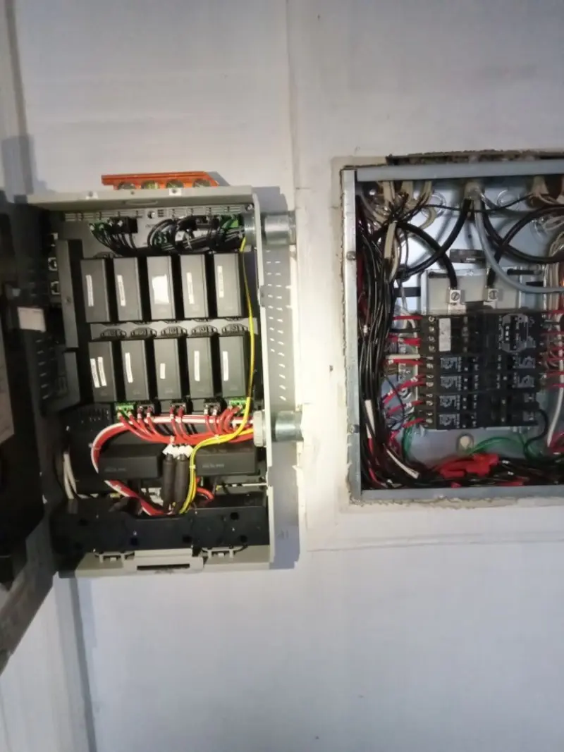 Electrical panel upgrade completed for Security Camera Wiring in Elk Grove